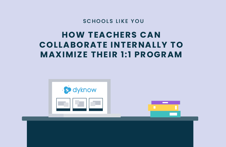 teachers collaborate internally to maximize 1:1 student device program