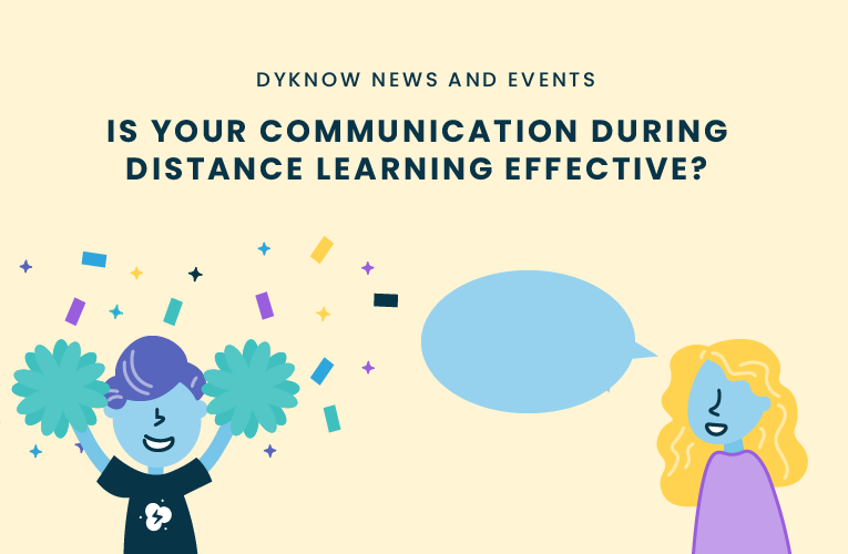 communication during distance learning
