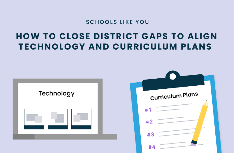 How to Close District Gaps to Align Technology and Curriculum Plans